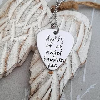 Daddy of an Angel Pendant or Keyring