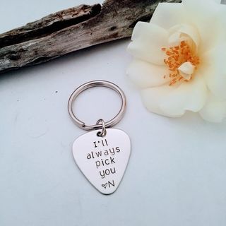 Guitar Pick Keyring