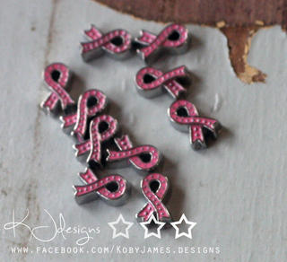 Pink Ribbon (Awareness) Charm