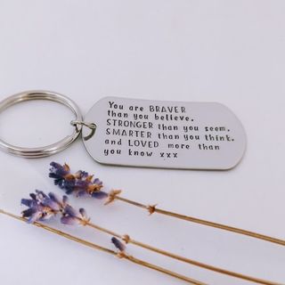 Dog Tag Keyring