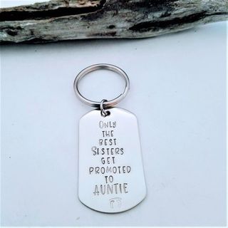 Dog Tag Keyring