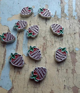 Chocolate Strawberry Charm