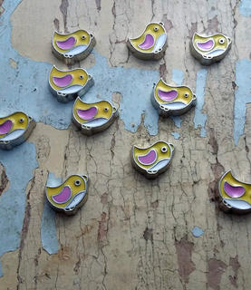 Yellow Bird Charm
