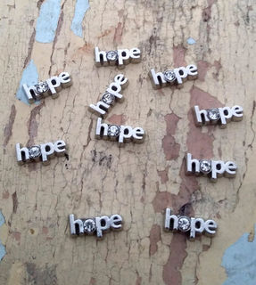 Silver Hope Charm