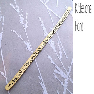 KJdesigns Font