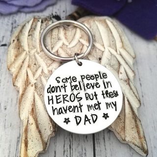 Hero Dad Keyring