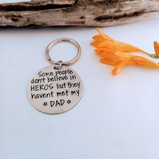 Hero Dad Keyring