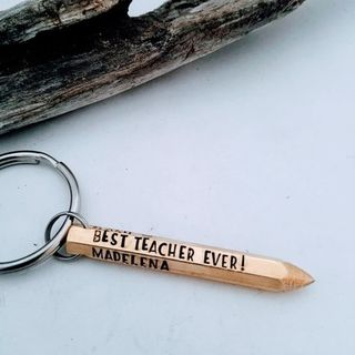 Teachers Pencil Keyring