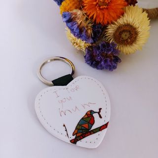 Heart Handwriting Keyring