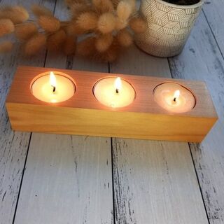 Macrocarpa Tealight for 3 Candles