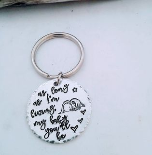 As Long As I'm Living Keyring