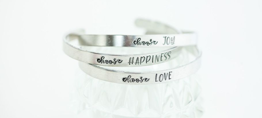 Handstamped Bracelets