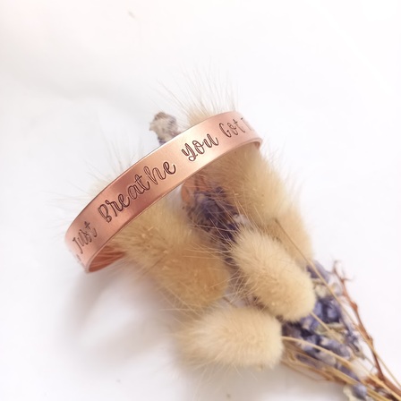 Copper Cuff Bracelet 9mm