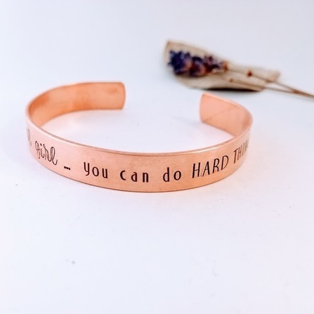 Copper Cuff Bracelet 9mm
