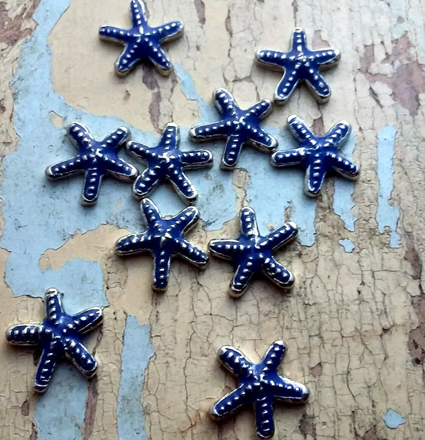 Blue Starfish Charm
