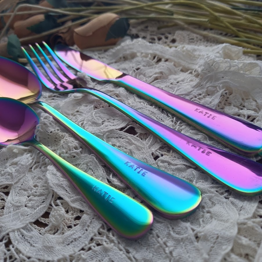 Rainbow Cutlery Singles