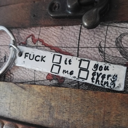 Salty As F It Keyring