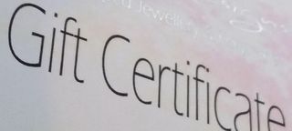 KJdesigns Gift Certificates
