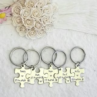 Bridesmaids Puzzle Piece Keyrings