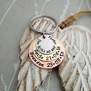 Mixed Metal Keyring
