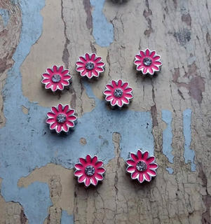 Pink Flower Charm