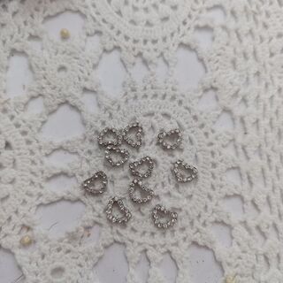 Diamante Heart Charm