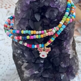 Colourful Christmas Bracelet